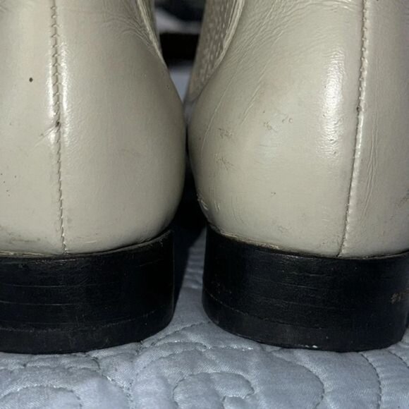 Vintage grey Leather Chelsea Boots boys Ankle Boots Distressed Western Style - Picture 7 of 10